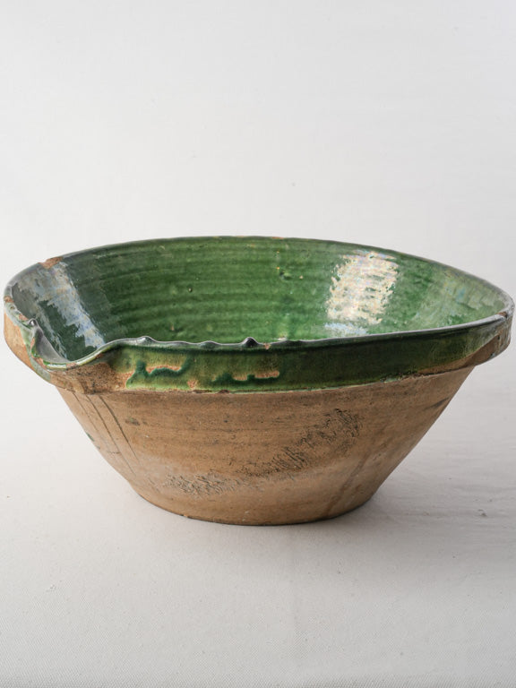 Antique Provençal pottery Tian bowl