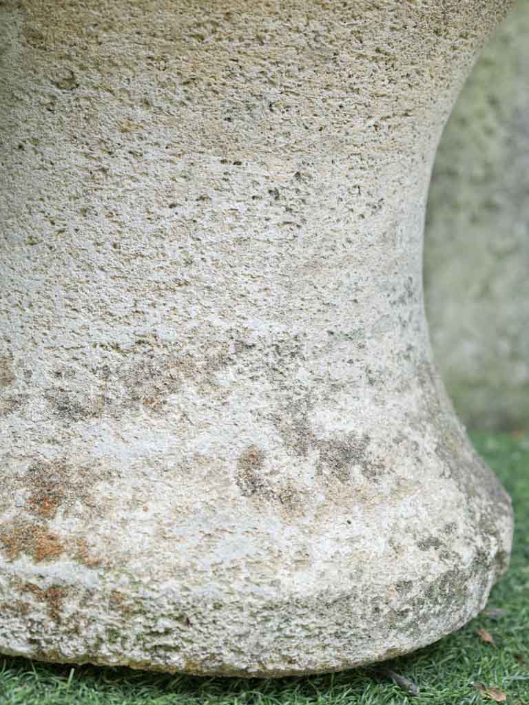 Noble stone garden pedestal