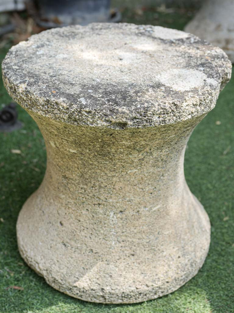 Elegant weathered stone furniture