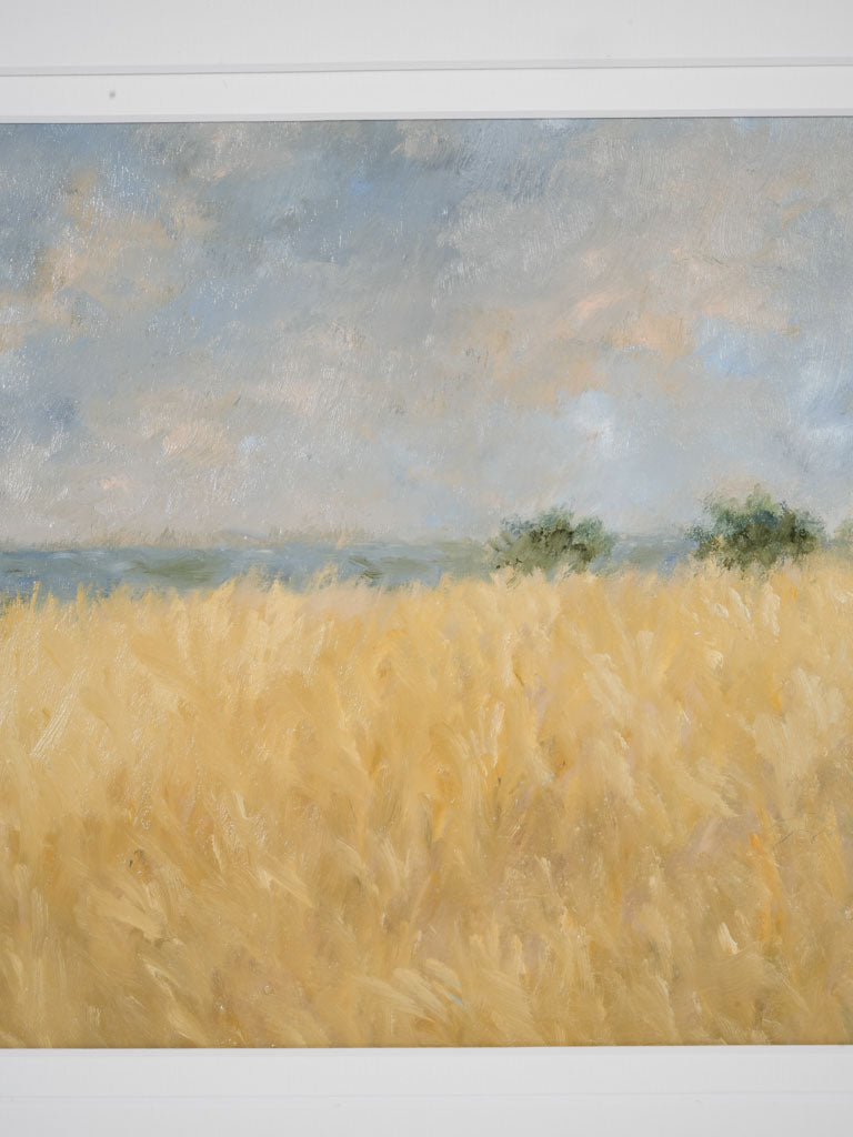 Golden field-inspired, local artist's creation