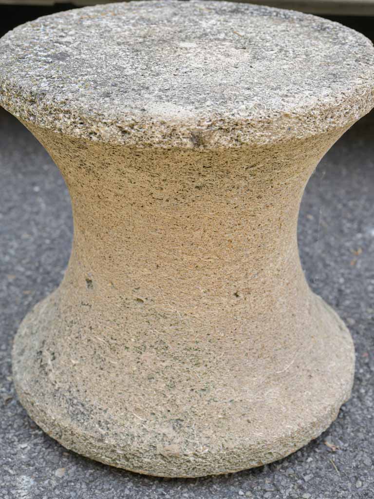 Timeless rustic French stone seat