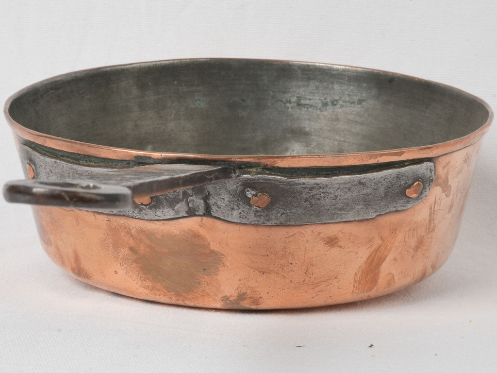 Functional antique copper kitchenware