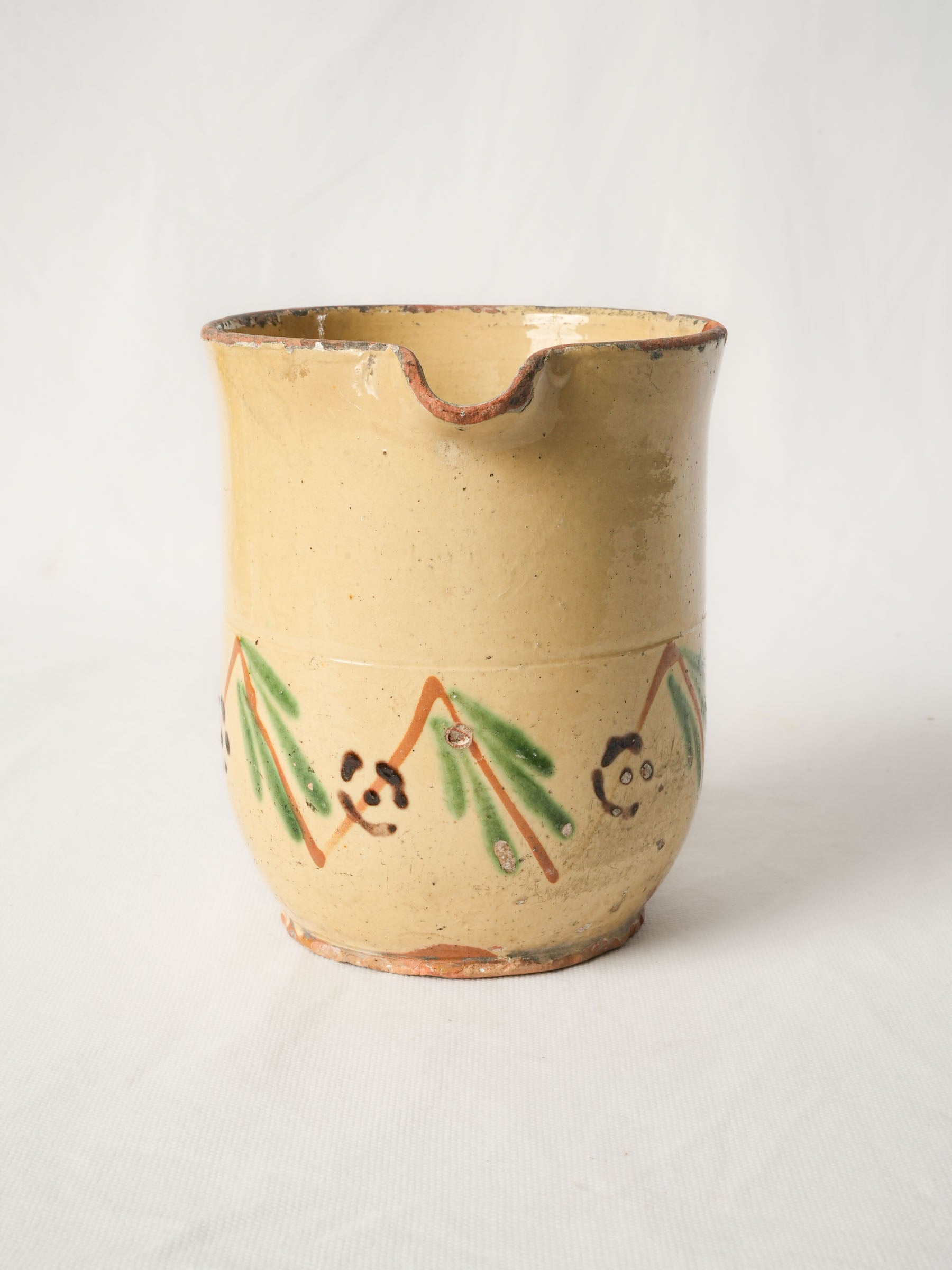 Vintage hand-painted decorative mug