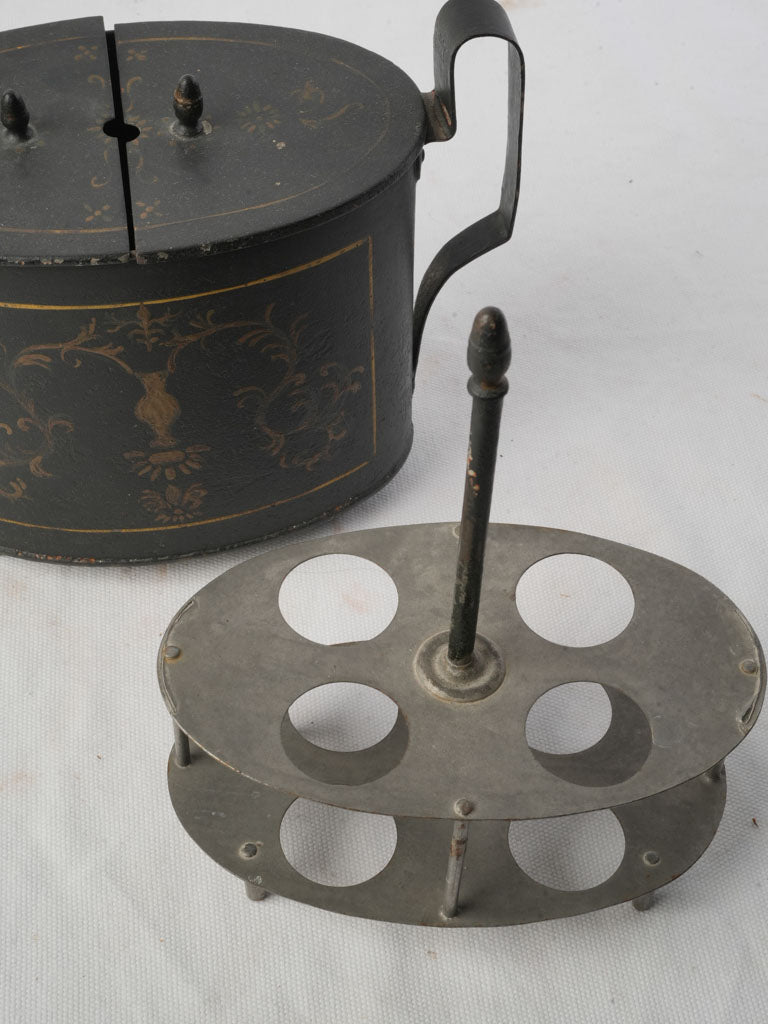 Decorative ocher urn-motif service