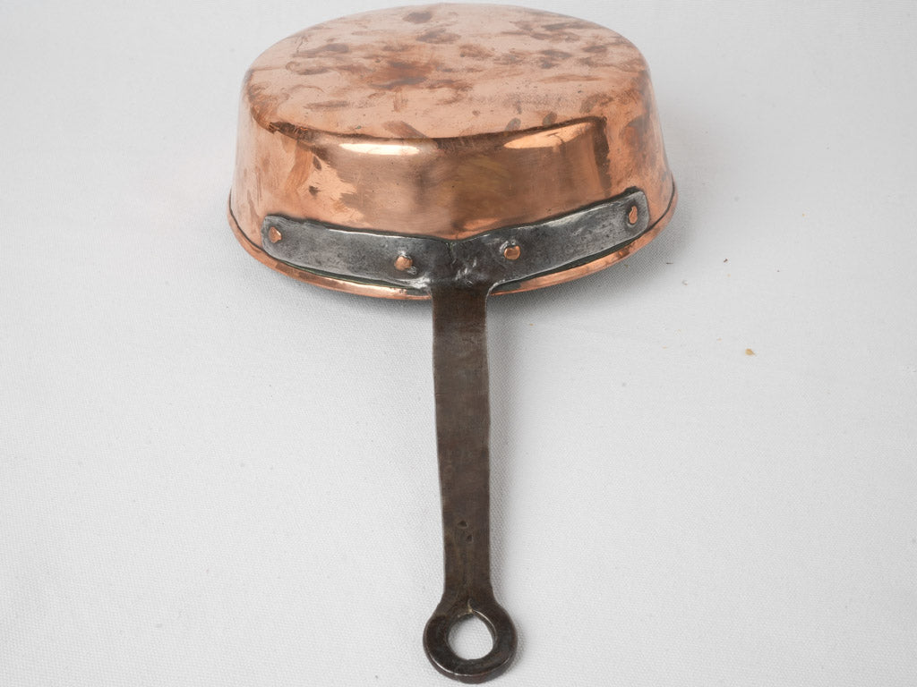 Heritage-rich copper sauté pan