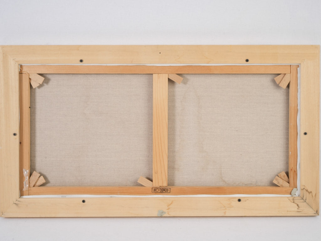 Mediterranean-themed landscape oil on canvas