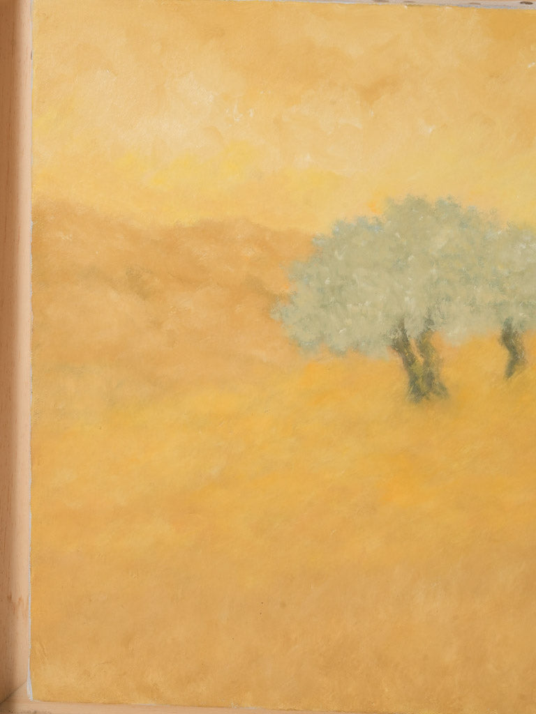 Provenance-inspired olive tree-themed artwork