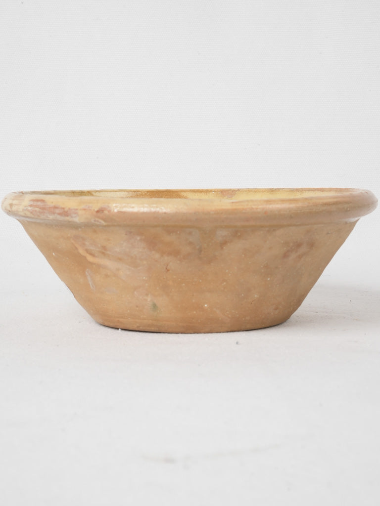 Rustic French terracotta aperitif bowl