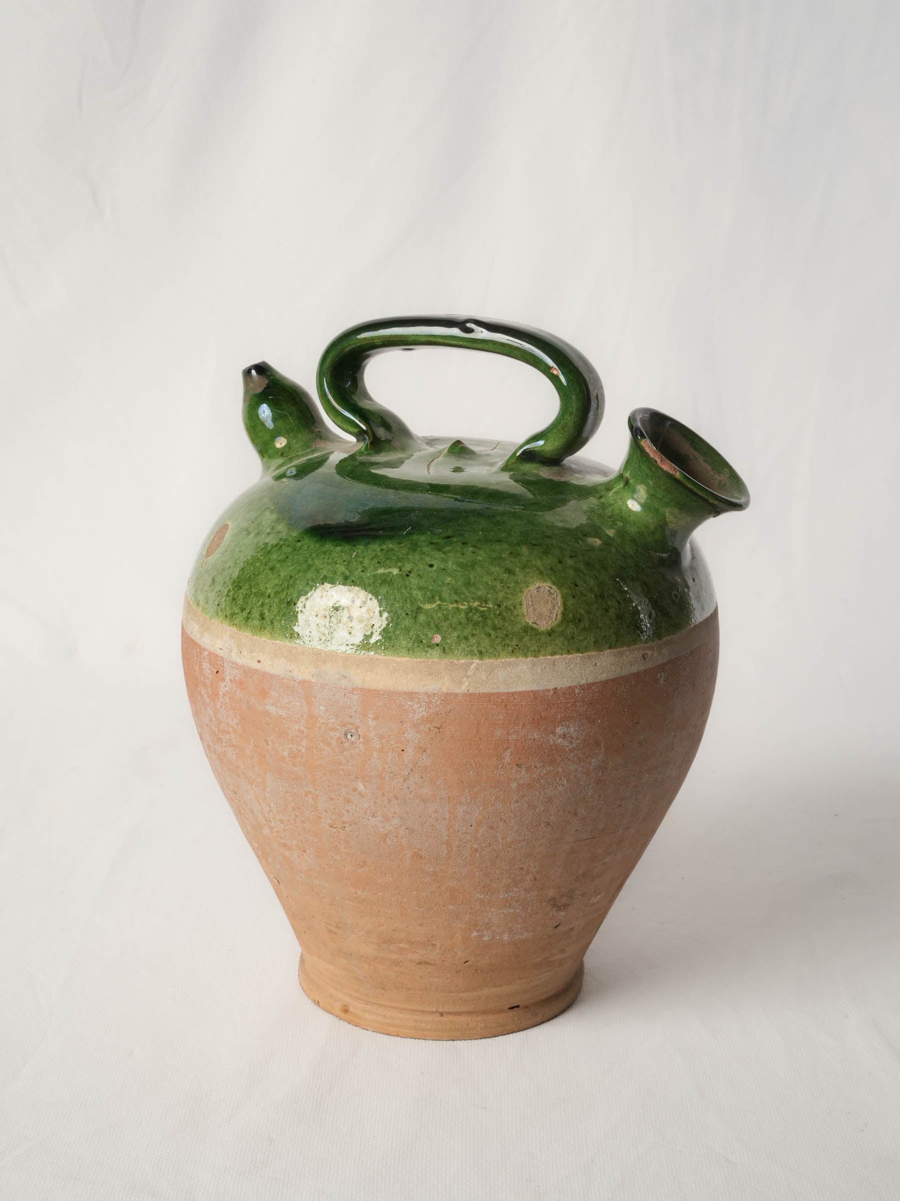 Vintage glazed decorative vessel