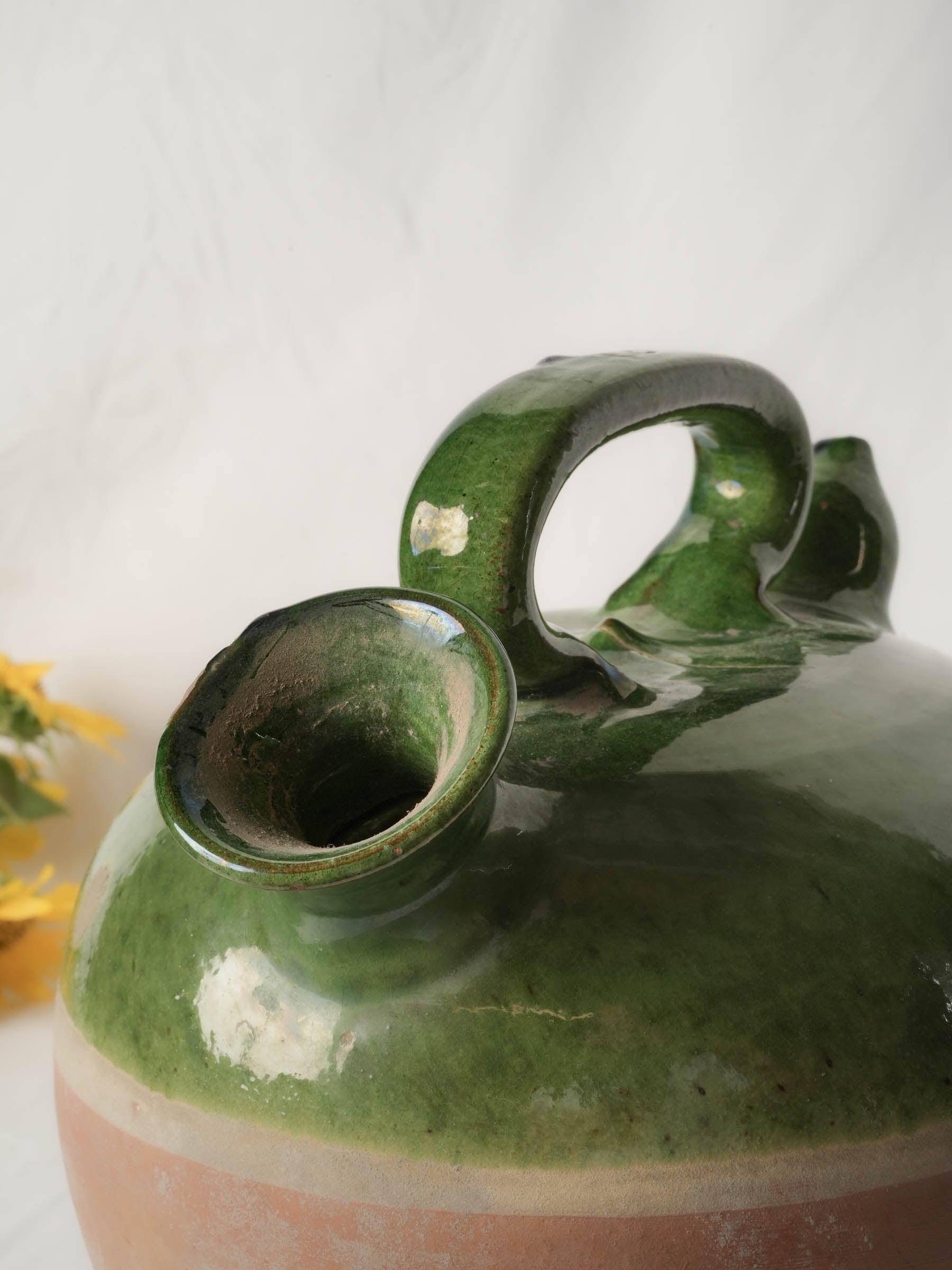 Elegant arched-handle water jug