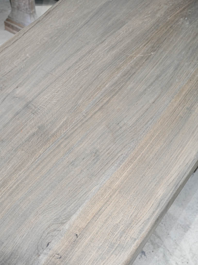 Timeless French oak trestle table