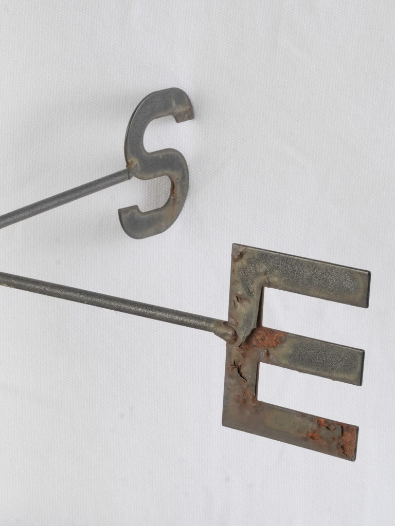 Early 20th Century French Wrought Iron Horse Weathervane From Burgundy- 39½"