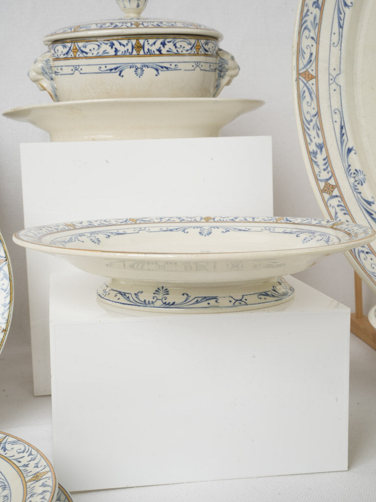 Refined gold-accented compotiers