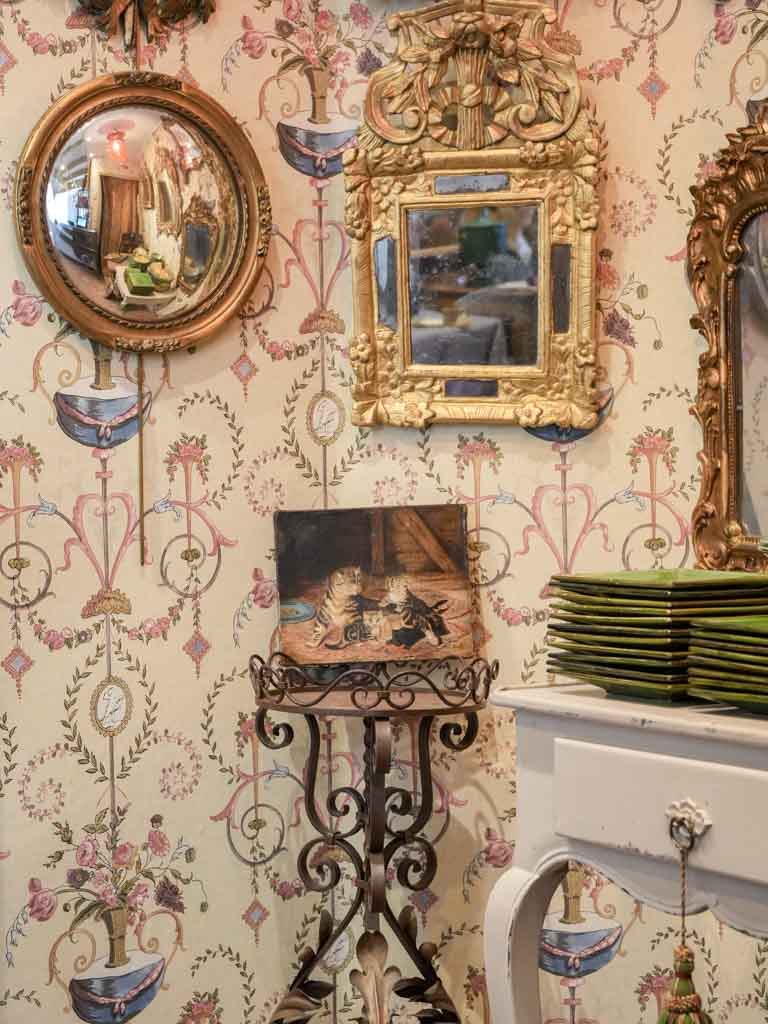 Patinated classic kitten masterpiece