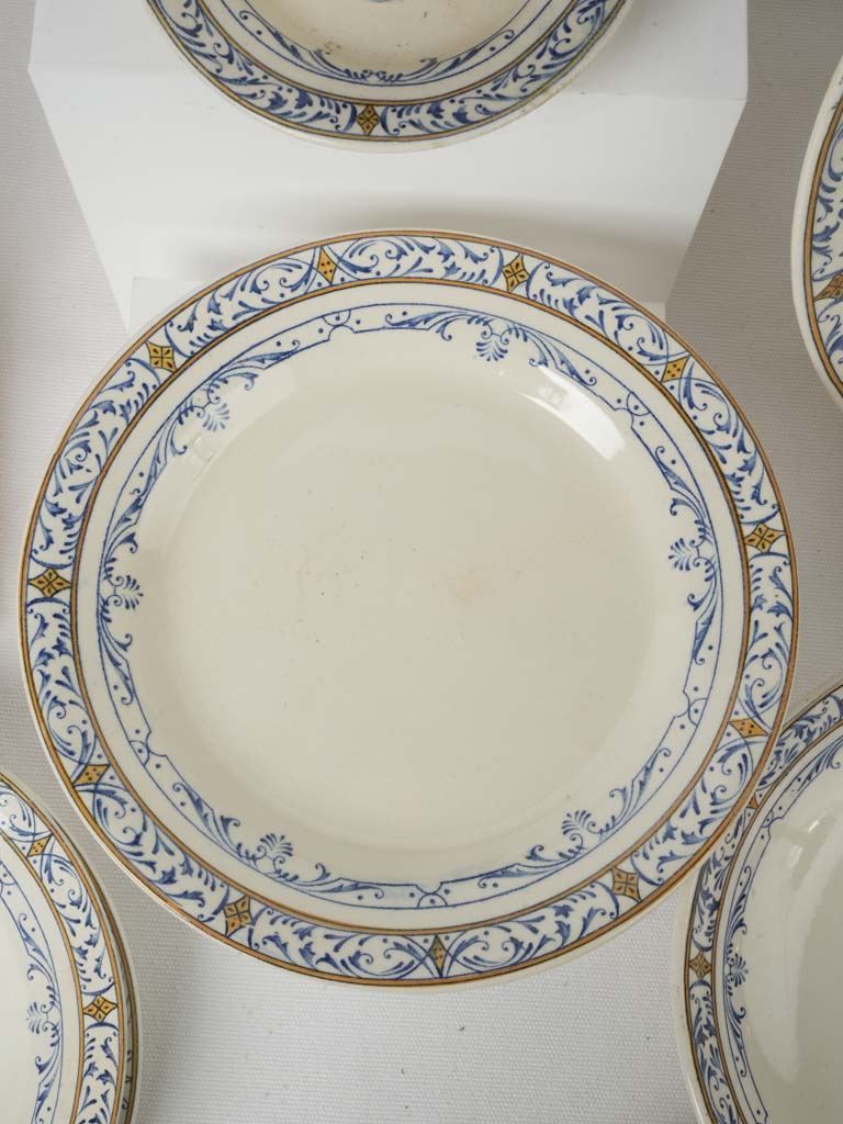 Sophisticated floral motif platters