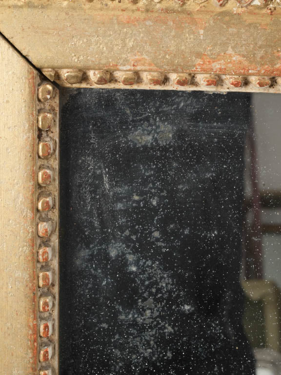 Authentic aged mercury glass mirror