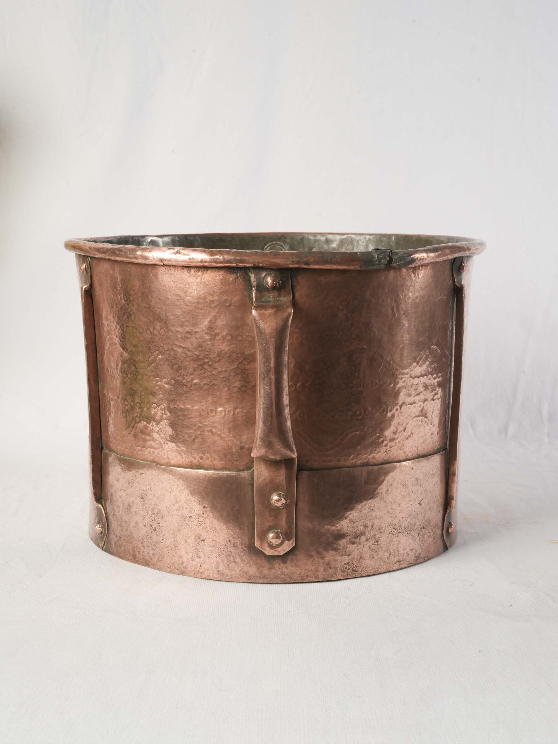 Late 19th century French copper ferrat measure - 10¼"