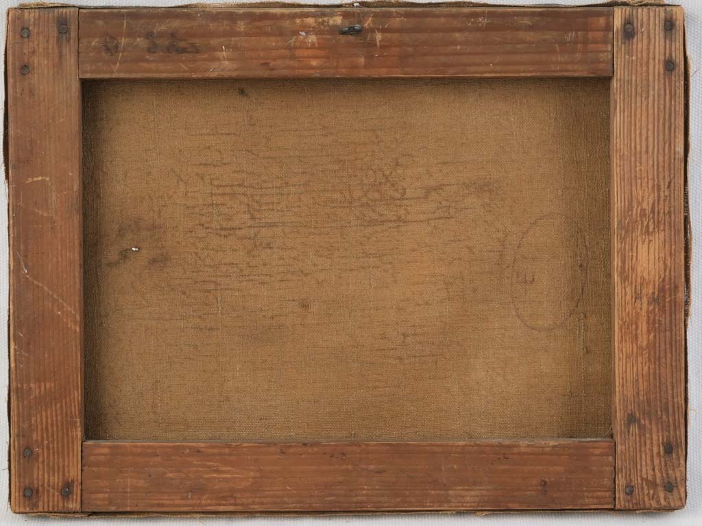 Spirited brushwork kitten art