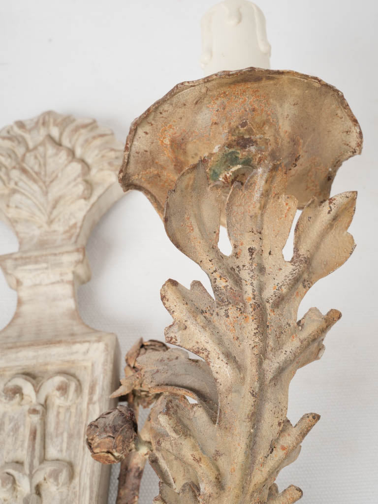 French flair outdoor wall sconces