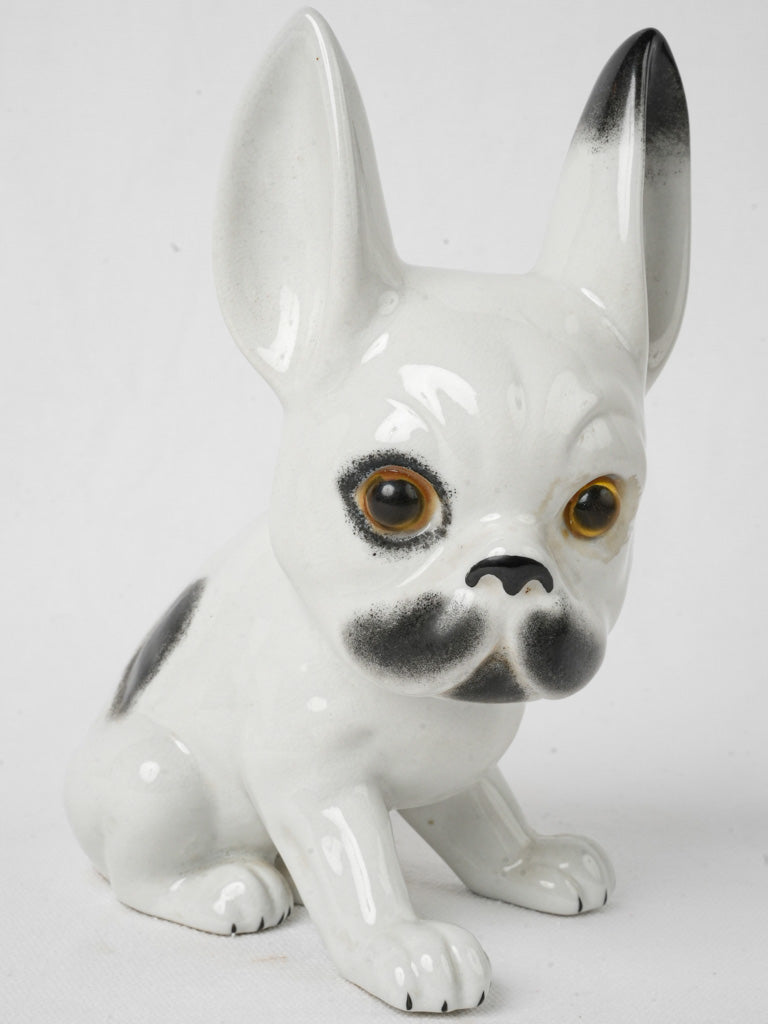 Vintage German porcelain bulldog figurine