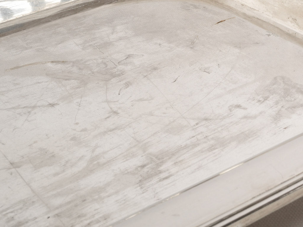 Mid-Century Silver-Plated Serving Tray - 23¼"