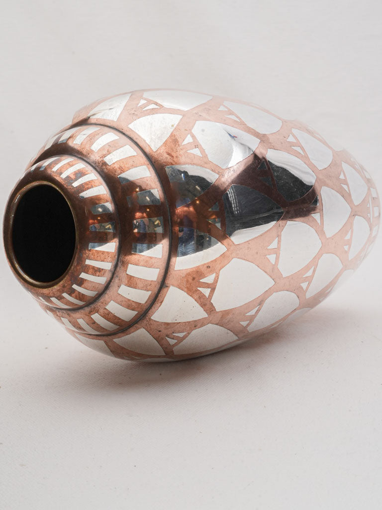 Geometric motif vase.