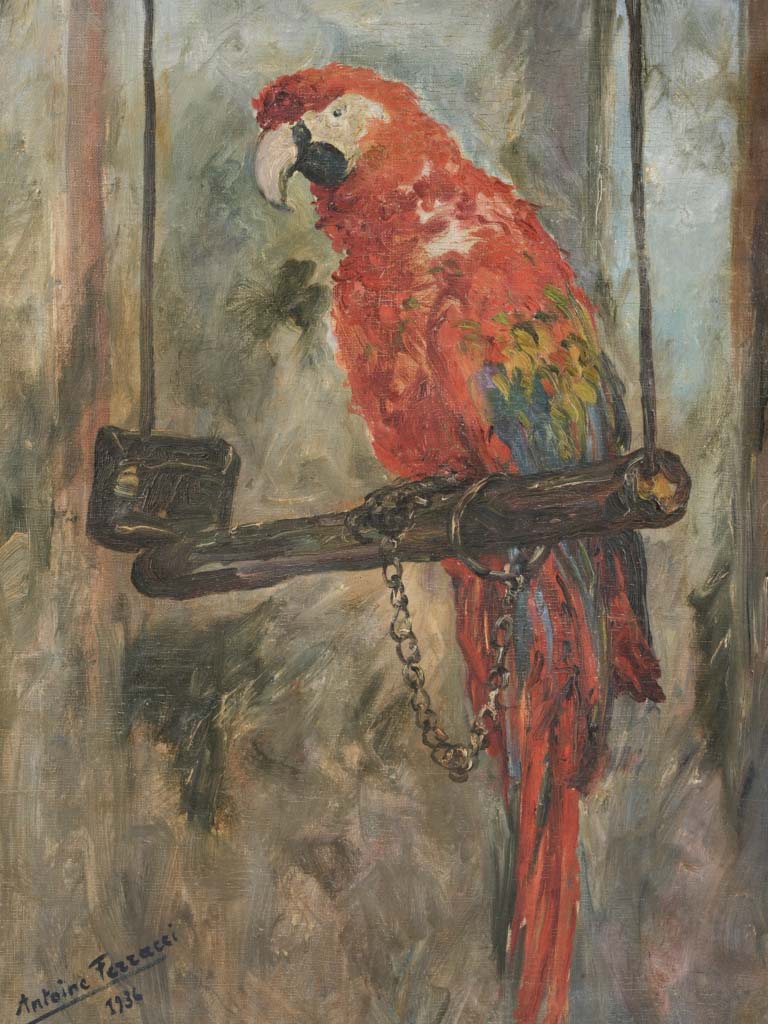 Textured vintage canvas artwork