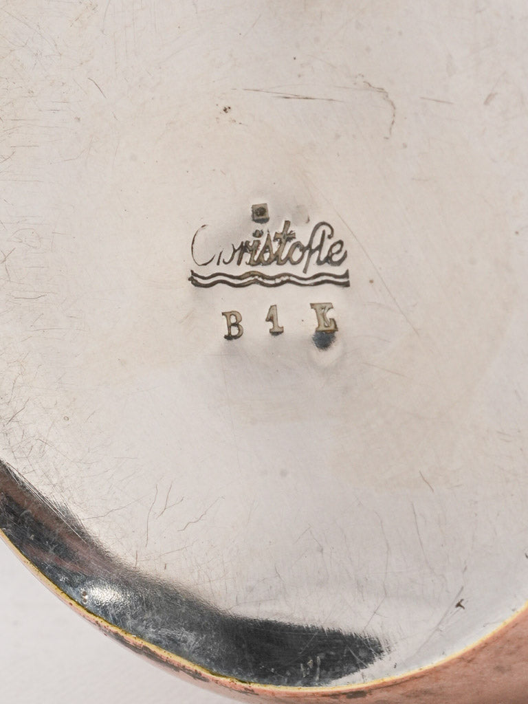 Striking Christofle creation vase.