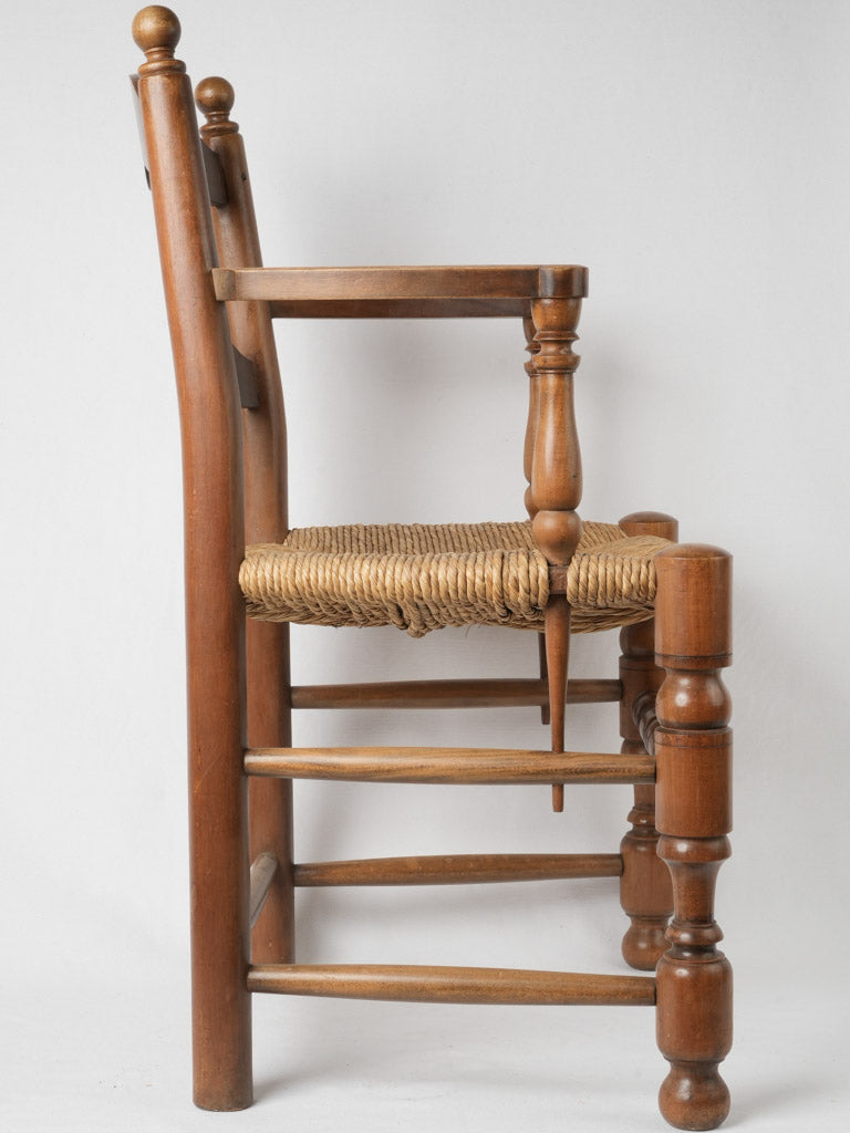 Charming rush-seat dining chairs