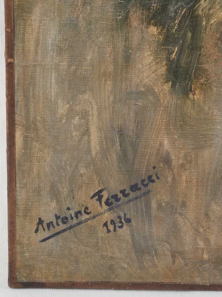 Confident brushwork parrot painting