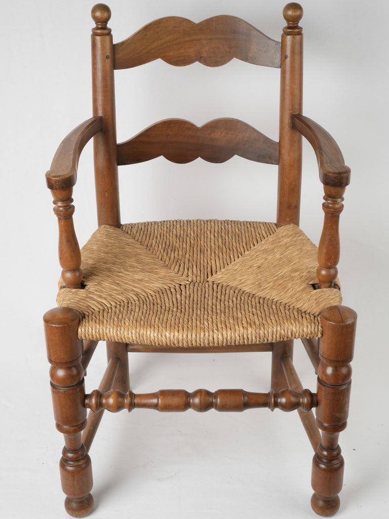 Antique ladderback dining chairs