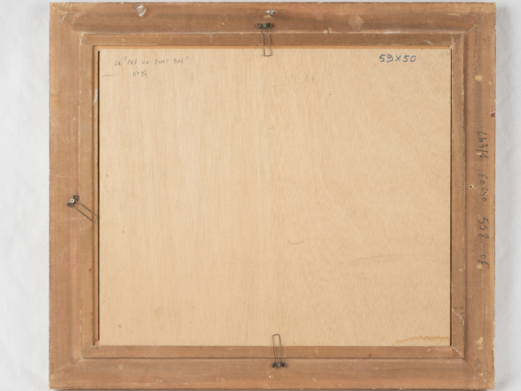 Creative woodland-inspired oil-on-canvas painting