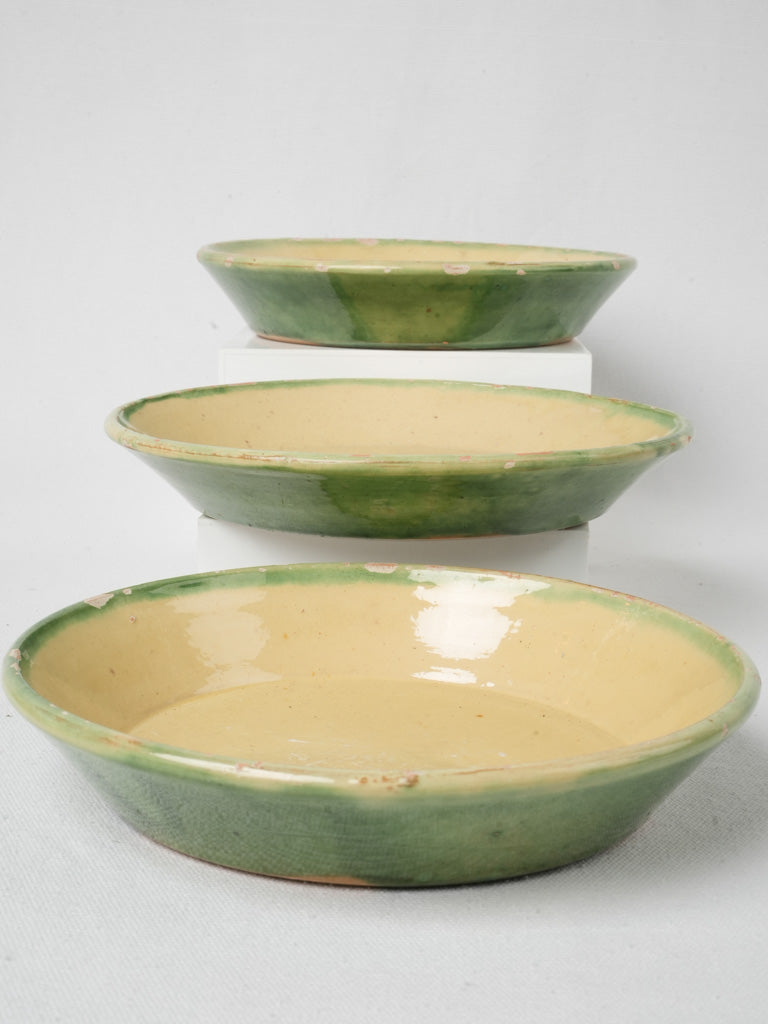 Antique French pottery with patina