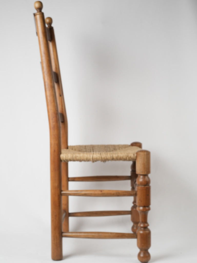 Quaint ladderback armchairs