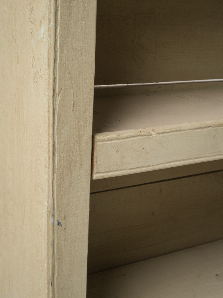 Early 20th Century Wooden Shelf In French Gray - 41"