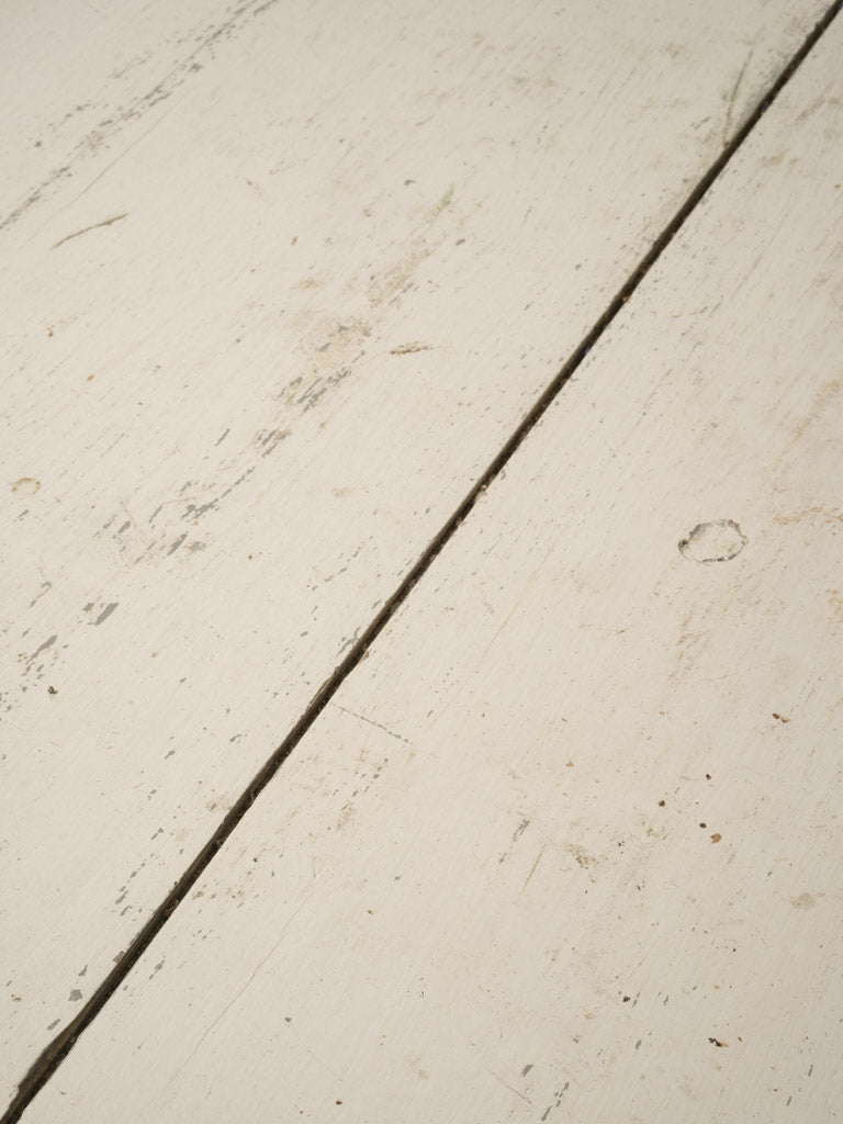19th-Century French Farmhouse Round Wood Table - 31"