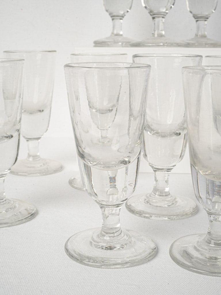 Traditional glassblower marked glasses