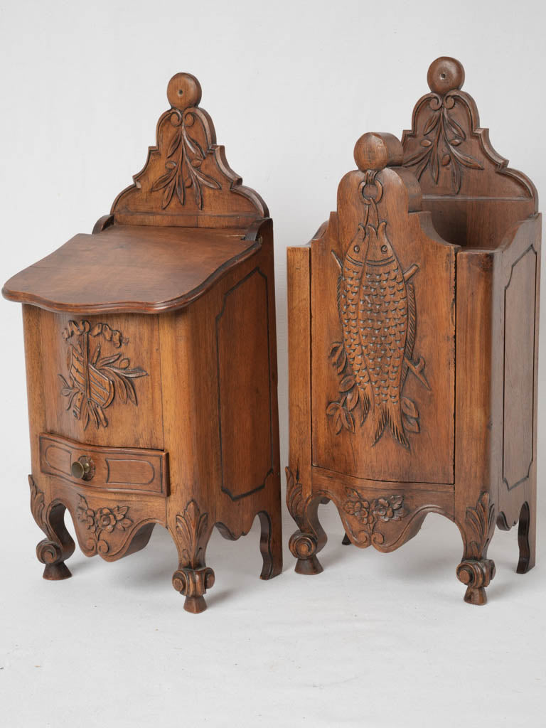 Intricate, vintage Louis XV salt box
