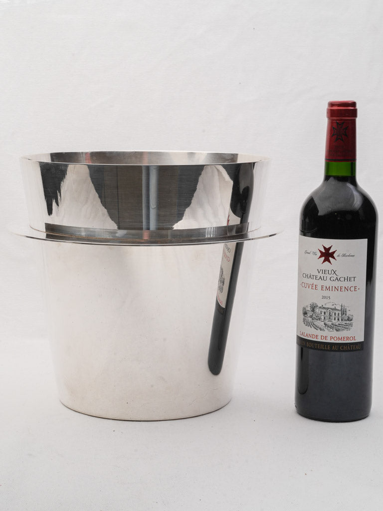 Large Ercuis “Escapade” Champagne Bucket Saturne Collection- 9¾"