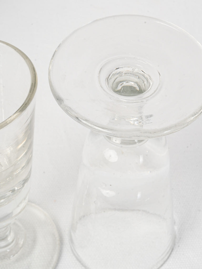 Petite tactile artisan glasses