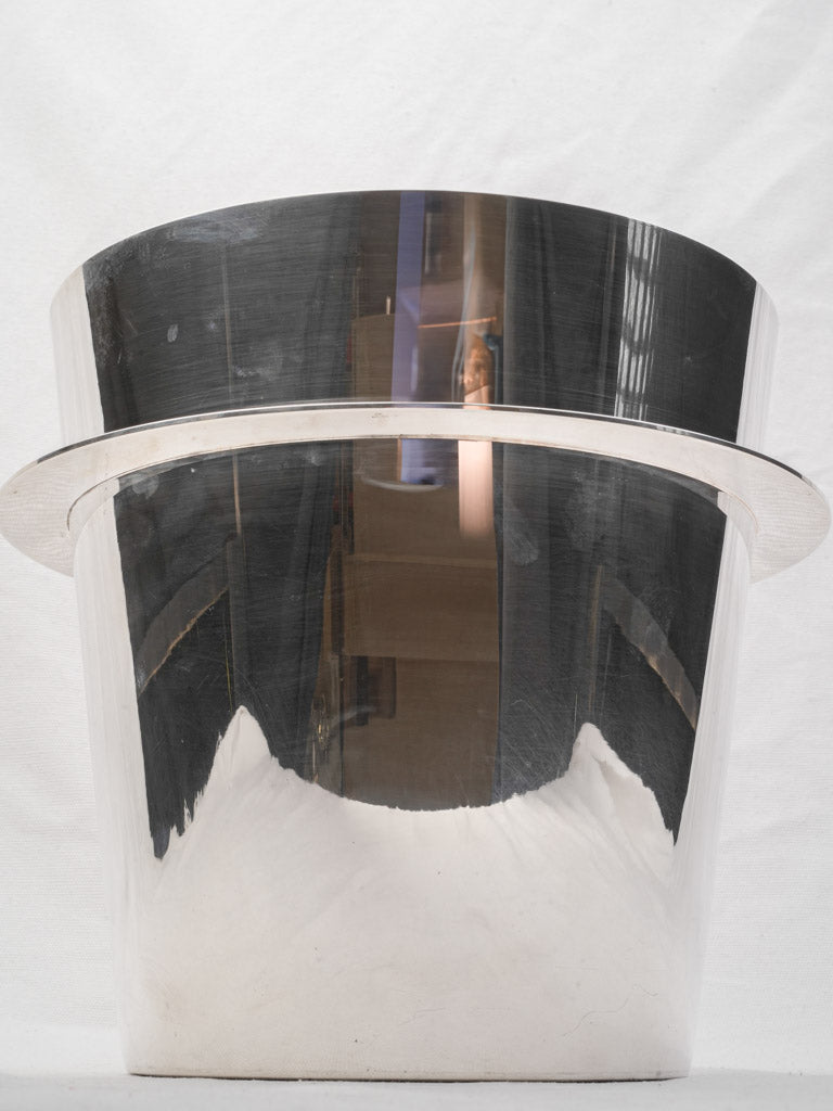 Mirror-finish Saturne champagne bucket