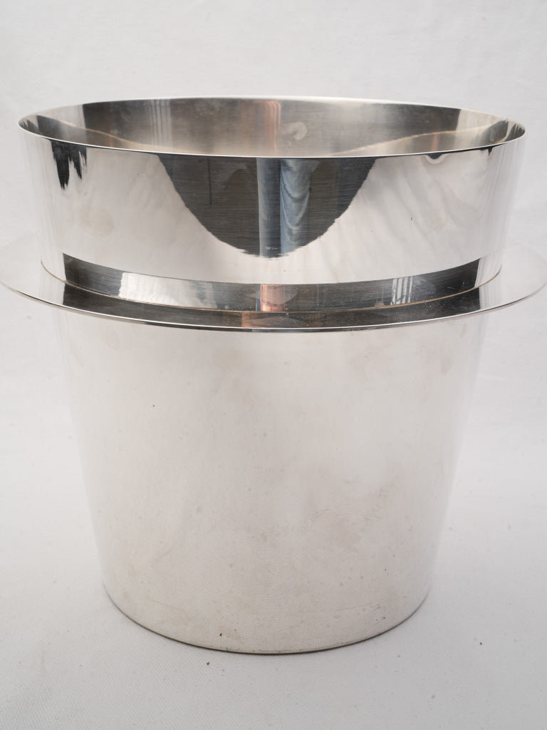 Polished finish cocktail cooler