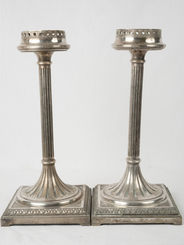 Elegant, Hotel Ruhl Silver-Plated Ashtrays
