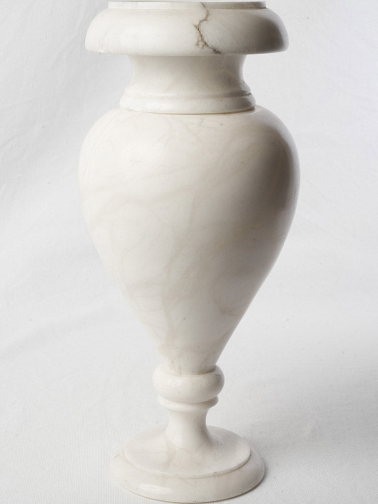 Early to Mid-20th Century Elegant Alabaster Urn Vase - 17¾"