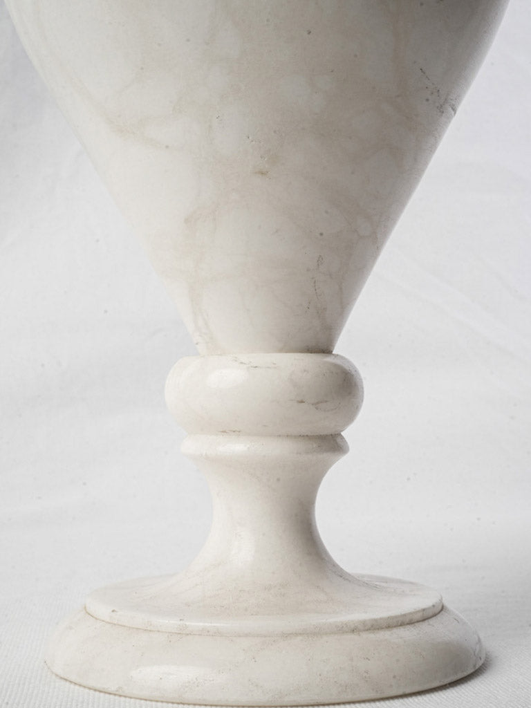 Early to Mid-20th Century Elegant Alabaster Urn Vase - 17¾"