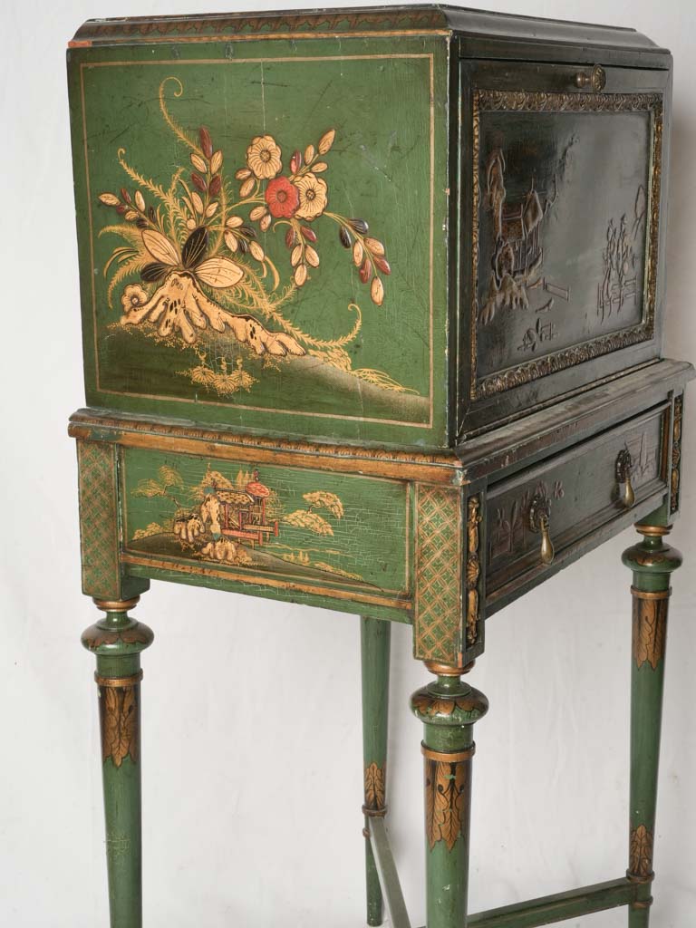 Richly adorned writing cabinet