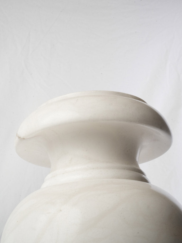 Early to Mid-20th Century Elegant Alabaster Urn Vase - 17¾"