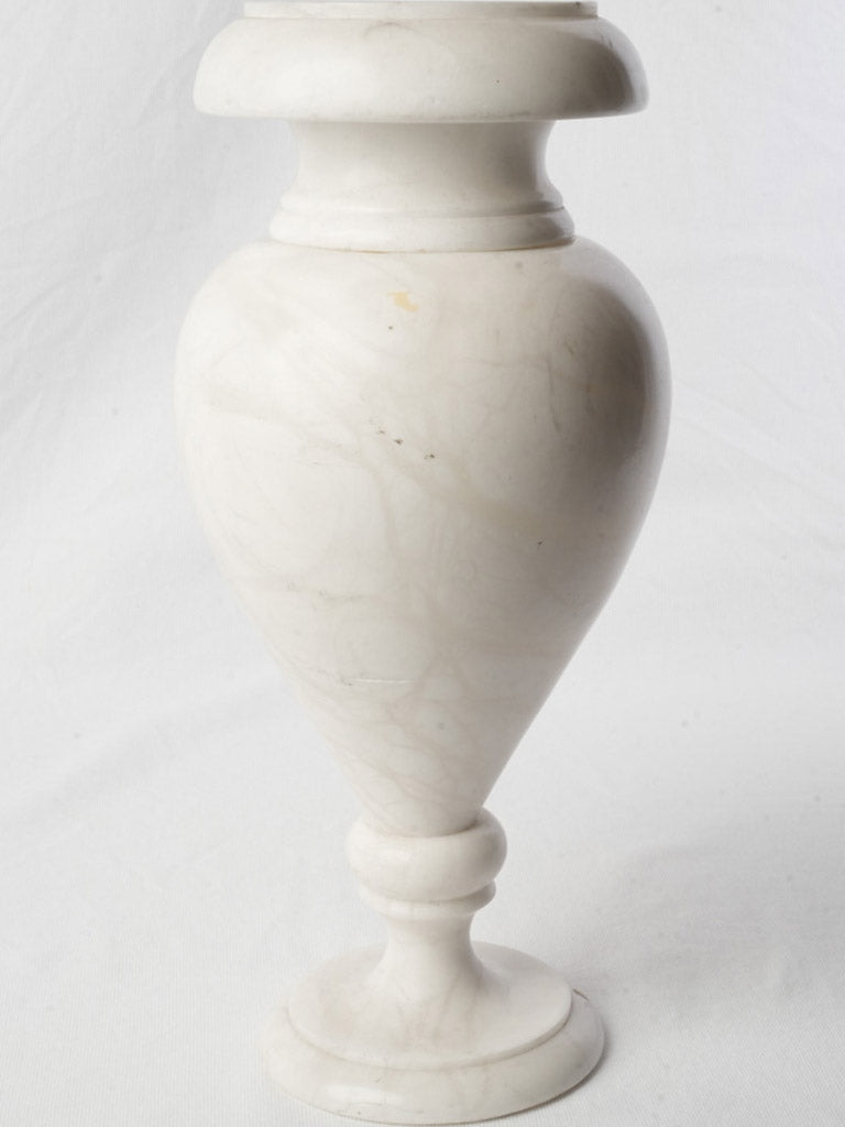 Early to Mid-20th Century Elegant Alabaster Urn Vase - 17¾"