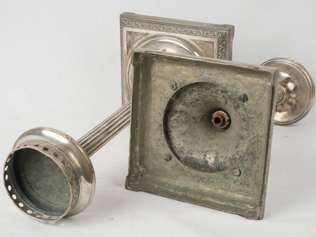 Charming, Hotel Ruhl Silver-Plated Ashtrays
