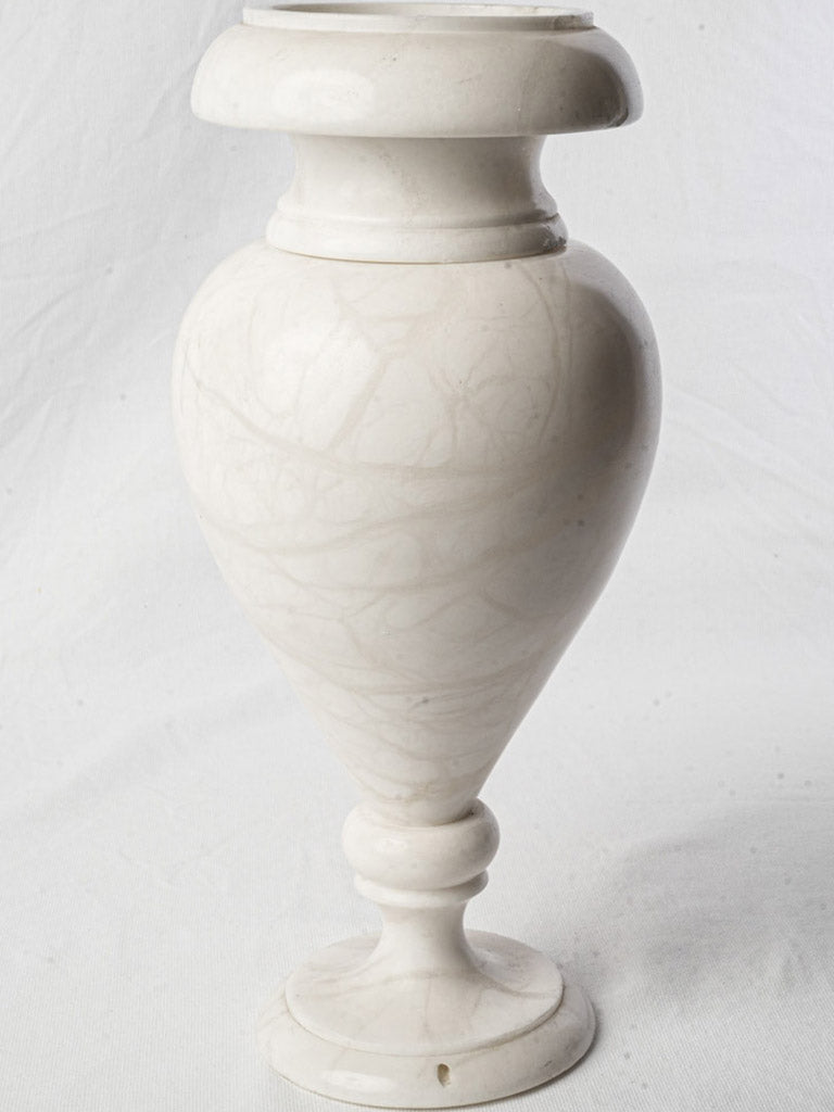 Early to Mid-20th Century Elegant Alabaster Urn Vase - 17¾"